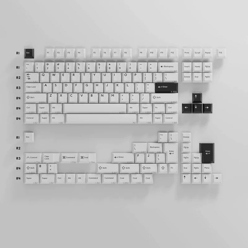 Exemple pour le lexique de keycaps